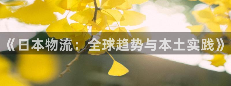 豪门国际预测：《日本物流：全球趋势与